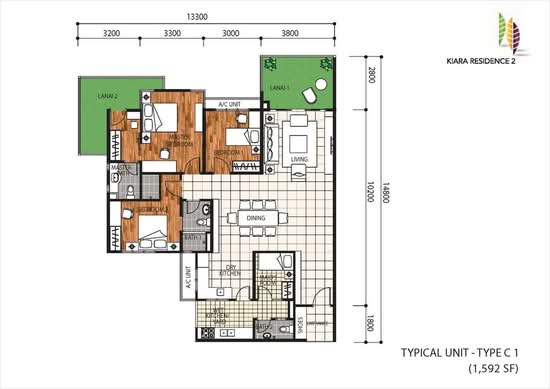 Kiara Residence 2 (Residensi Kiara Jalil 2) - Floor Plan - iProperty.com.my
