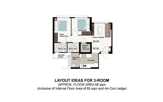 448A Bukit Batok West Avenue 9 - Floor Plan