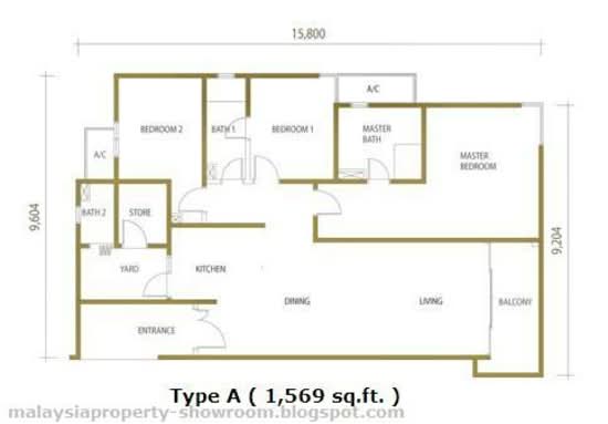 Amaya Saujana - Floor Plan - iProperty.com.my