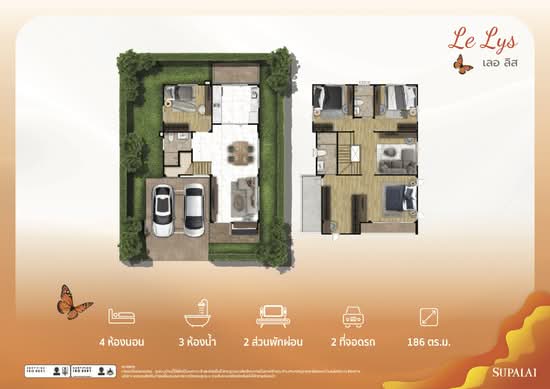 ศุภาลัย วิลล์ เขาน้อย-ราชบุรี - Floor Plan