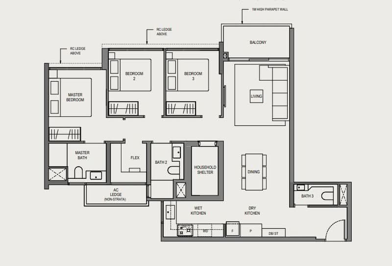 Springleaf Residence, 811 Upper Thomson Road, 3 Bedrooms, 1,259 sqft, Condominium For Sale, by Alvin Kwan, 500166059 - PropertyGuru.com.sg