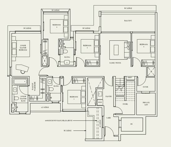 Watten House - Floor Plan