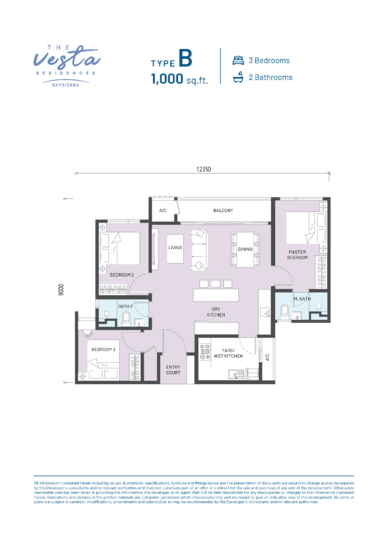 The Vesta - Floor Plan