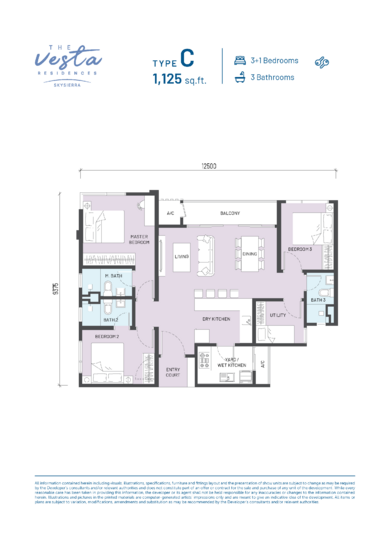 The Vesta - Floor Plan