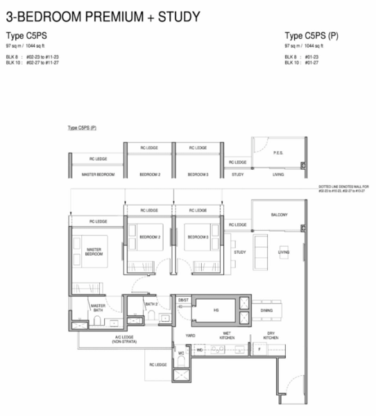 Norwood Grand, , 3 Bedrooms, 1,044 sqft, Condominium For Rent, by Jyen Ke, 500237312 - PropertyGuru.com.sg