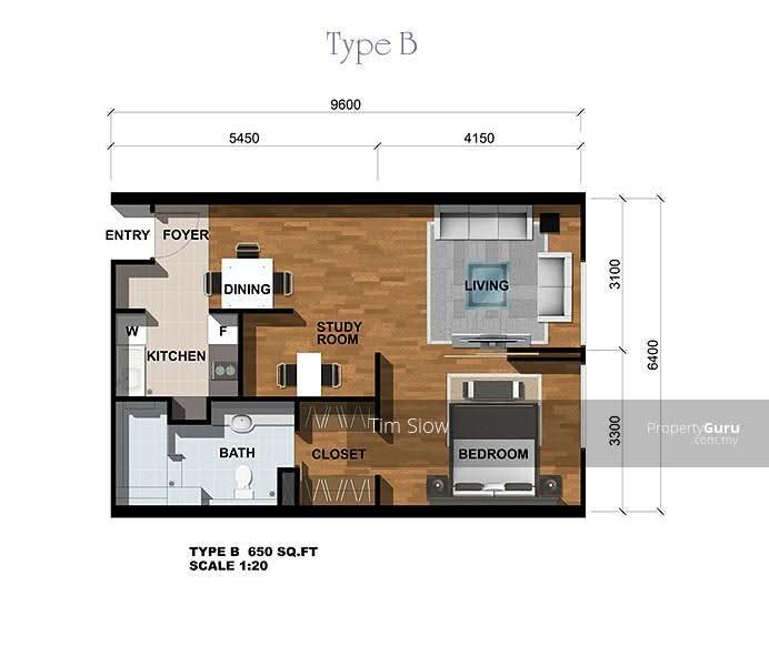 Kediaman Servis untuk Dijual di Swiss Garden Residences - Rashidah Juremi - PropertyGuru.com.my