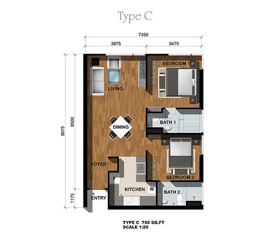 Swiss Garden Residences - Floor Plan - iProperty.com.my
