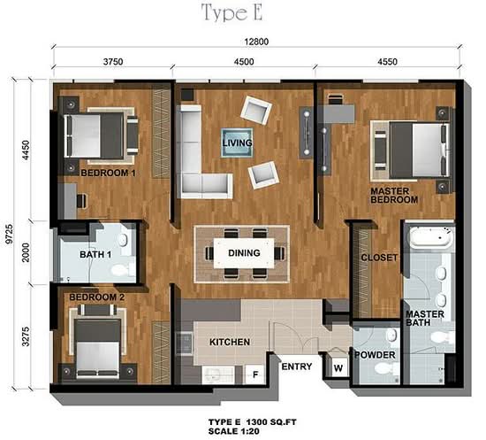 Swiss Garden Residences - Floor Plan - iProperty.com.my