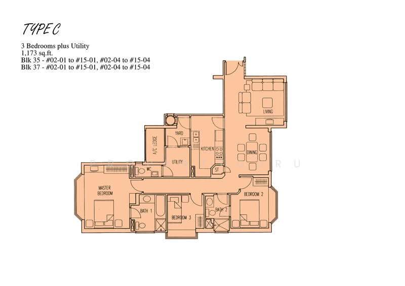 Evergreen Park, 31 Hougang Avenue 7, Hougang / Punggol / Sengkang, 3 Bedrooms, 1,173 sqft, Condominium For Sale, by Shirley Tan, 500213007 - 2D - PropertyGuru.com.sg