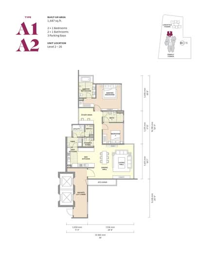 Uptown Residences - Floor Plan - iProperty.com.my