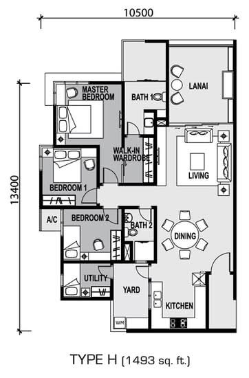 Zen Residence @ Asplenium Condominium - Floor Plan - iProperty.com.my