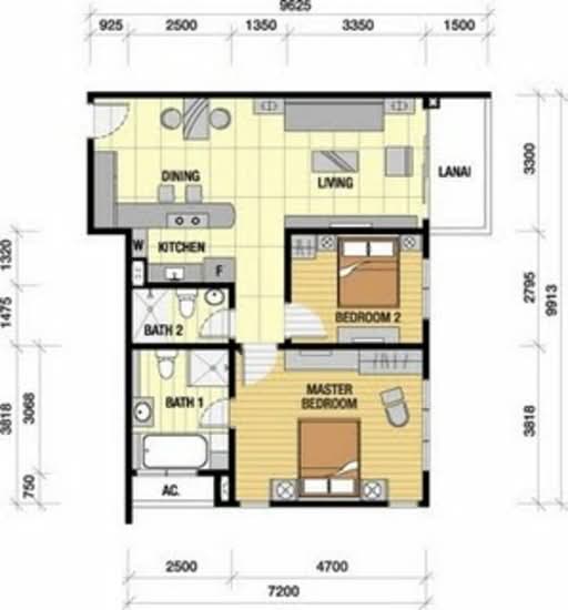 231 TR Serviced Suite - Floor Plan - iProperty.com.my