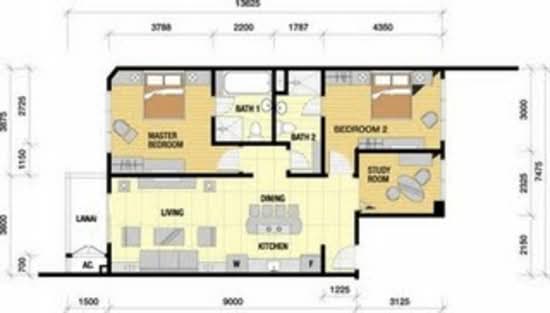 231 TR Serviced Suite - Floor Plan - iProperty.com.my