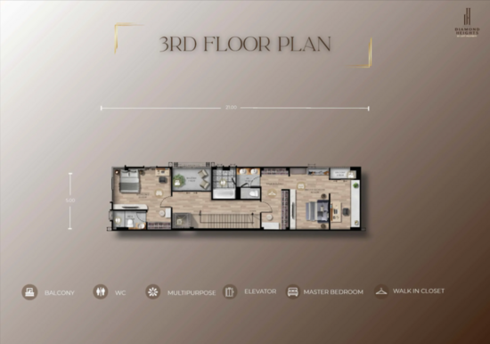 Diamond Heights by Loft Property - Floor Plan