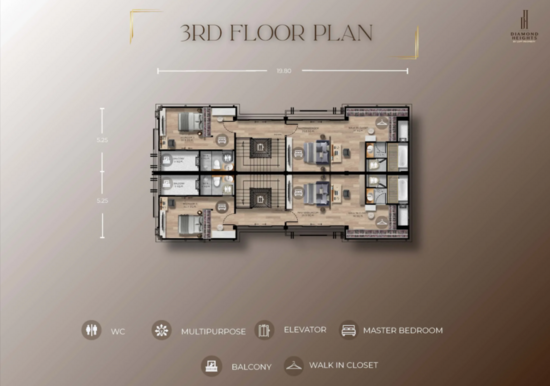 Diamond Heights by Loft Property - Floor Plan