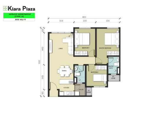 Kiara Plaza - Floor Plan - iProperty.com.my