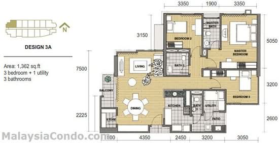 i-Zen @ Kiara 1 - Floor Plan - iProperty.com.my