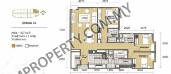 i-Zen @ Kiara 1 - Floor Plan - iProperty.com.my