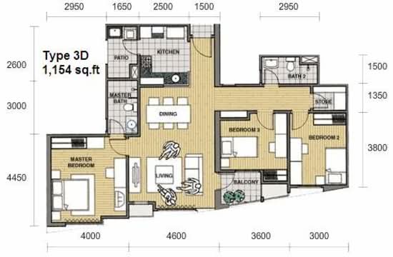 i-Zen @ Kiara 1 - Floor Plan - iProperty.com.my