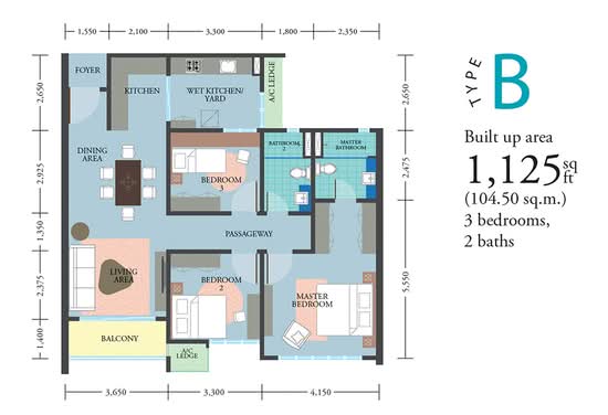 LakePark Residence @ KL North - Floor Plan - iProperty.com.my