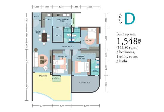 LakePark Residence @ KL North - Floor Plan - iProperty.com.my