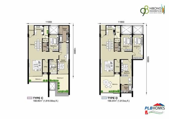 98 Nibong Residence - Floor Plan - iProperty.com.my