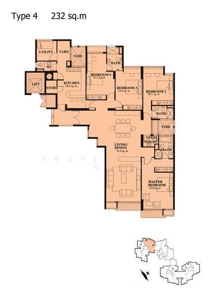 Fernwood Towers, 24 Fernwood Terrace, East Coast / Marine Parade, 4 Bedrooms, 2,497 sqft, Condominium For Sale, by Joseph Ng 黄德顺, 500286965 - 2D - PropertyGuru.com.sg