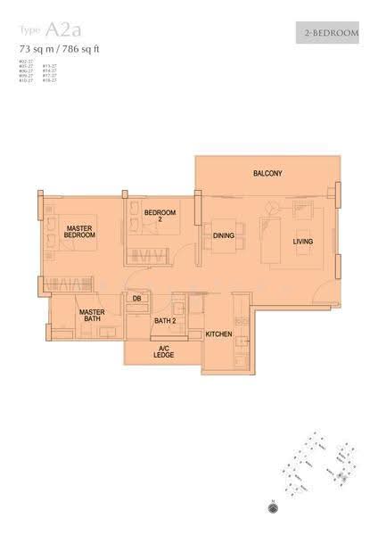 FLO Residence, Punggol Field Walk, Hougang / Punggol / Sengkang, 2 Bedrooms, 786 sqft, Condominium For Sale, by Serene Chua 蔡芝玲, 500265918 - 2D - PropertyGuru.com.sg