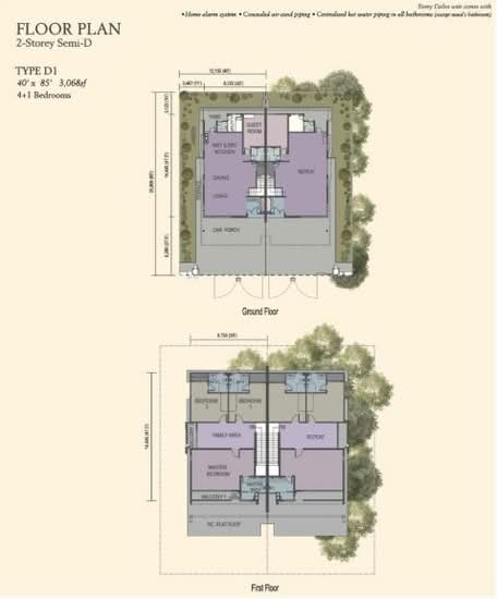M Residence 2 - Caspia &amp; Dalea - Floor Plan - iProperty.com.my