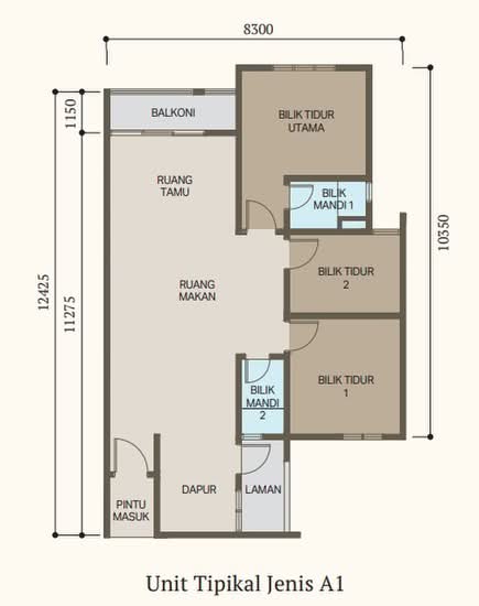 Residensi Kirana - Floor Plan - iProperty.com.my