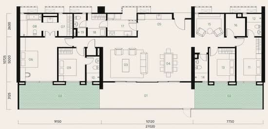 Windows on The Park - Floor Plan - iProperty.com.my