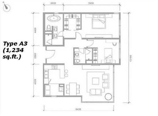 Pavilion Residences - Floor Plan - iProperty.com.my