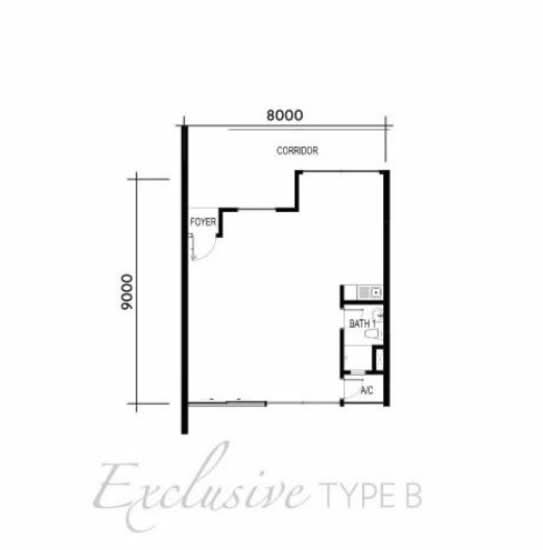 Lifestyle Suites @ TTDI Sentralis - Floor Plan - iProperty.com.my