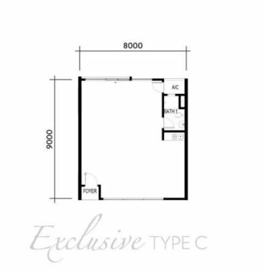Lifestyle Suites @ TTDI Sentralis - Floor Plan - iProperty.com.my