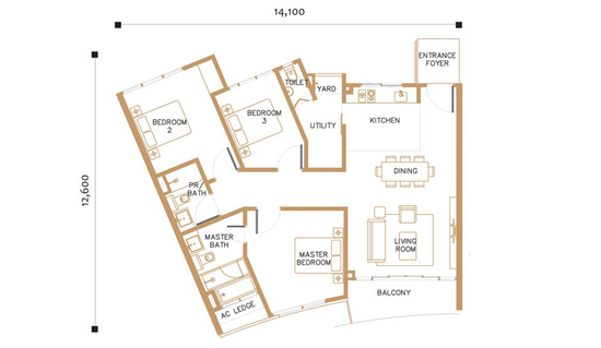 Mirage By The Lake - Floor Plan - iProperty.com.my