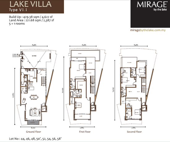Mirage By The Lake - Floor Plan - iProperty.com.my