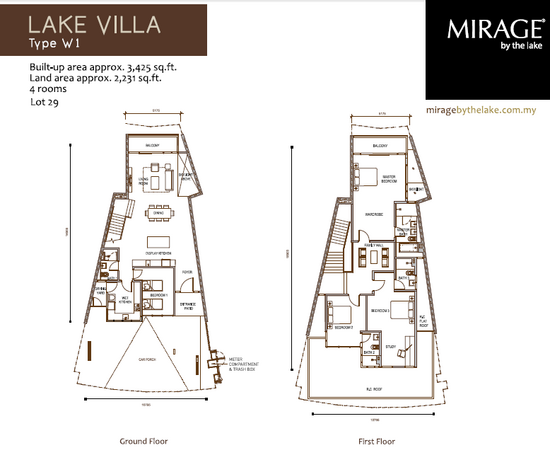 Mirage By The Lake - Floor Plan - iProperty.com.my
