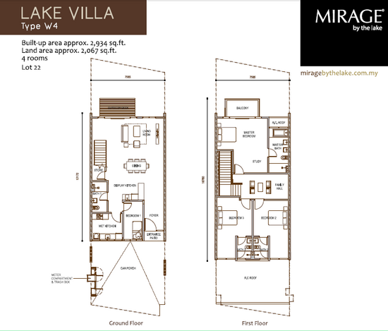 Mirage By The Lake - Floor Plan - iProperty.com.my