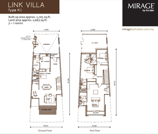 Mirage By The Lake - Floor Plan - iProperty.com.my