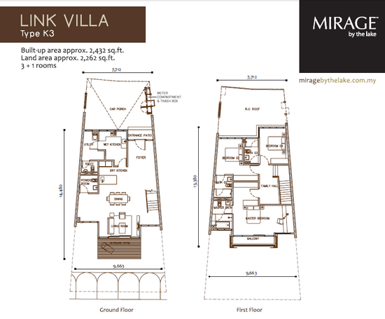 Mirage By The Lake - Floor Plan - iProperty.com.my