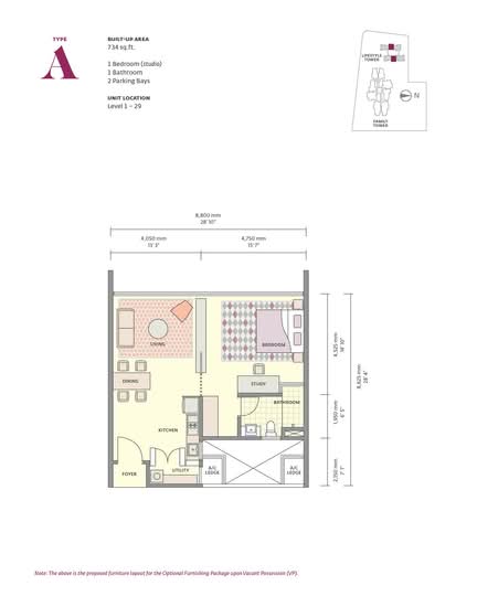 Uptown Residences - Floor Plan - iProperty.com.my