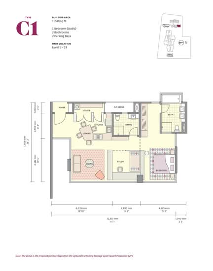 Uptown Residences - Floor Plan - iProperty.com.my