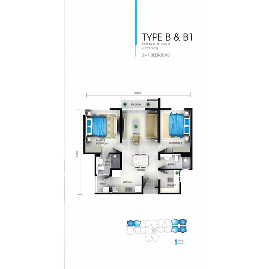 Sky Oasis Residence (Pangsapuri Oasis 1) - Floor Plan - iProperty.com.my