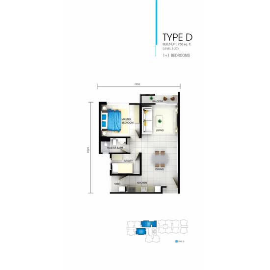Sky Oasis Residence (Pangsapuri Oasis 1) - Floor Plan - iProperty.com.my