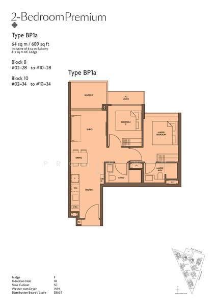 Fourth Avenue Residences, 2 Fourth Avenue, Tanglin / Holland / Bukit Timah, 2 Bedrooms, 689 sqft, Condominium For Sale, by Eugene Tay, 500289427 - 2D - PropertyGuru.com.sg