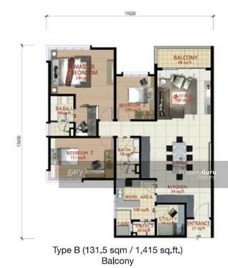 Covillea - Floor Plan - iProperty.com.my