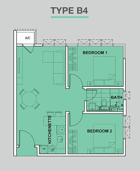 Residential Suites @ HighPark - Floor Plan - iProperty.com.my
