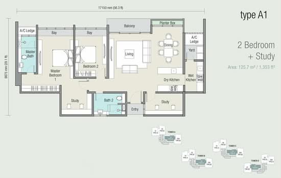 LaCosta @ Sunway South Quay - Floor Plan - iProperty.com.my