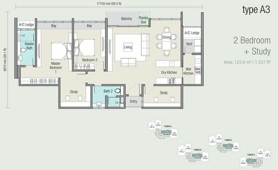 LaCosta @ Sunway South Quay - Floor Plan - iProperty.com.my