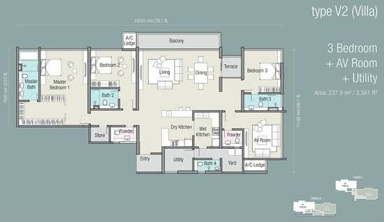 LaCosta @ Sunway South Quay - Floor Plan - iProperty.com.my
